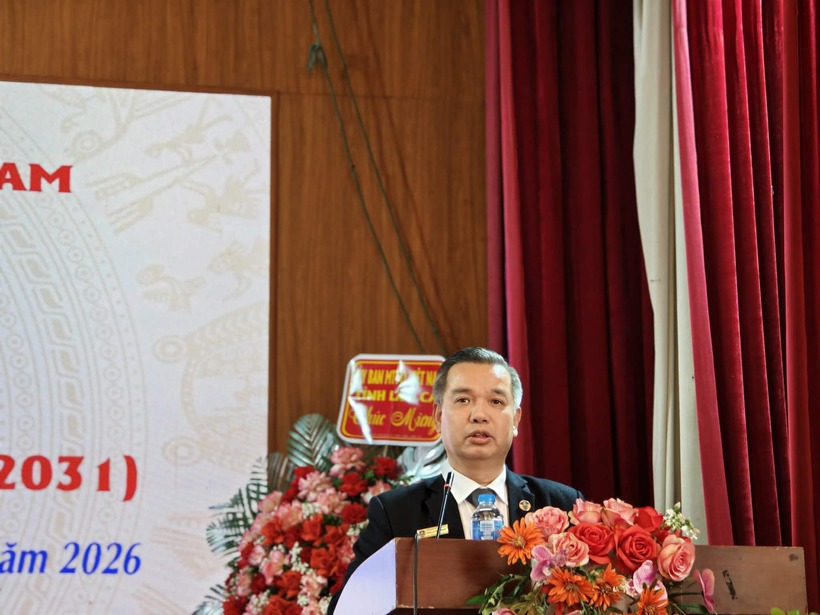 Đoàn Luật sư tỉnh Lào Cai tổ chức Đại hội lần thứ Nhất, nhiệm kỳ 2026-2031. 4 Luật sư Trần Ngọc, Phó Chủ nhiệm Đoàn Luật sư tỉnh Lào Cai phát biểu tại đại hội.