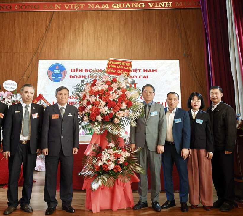 Đoàn Luật sư tỉnh Lào Cai tổ chức Đại hội lần thứ Nhất, nhiệm kỳ 2026-2031. 26 Ủy ban Mặt trận Tổ quốc Việt Nam tỉnh Lào Cai chức mừng Đại hội.