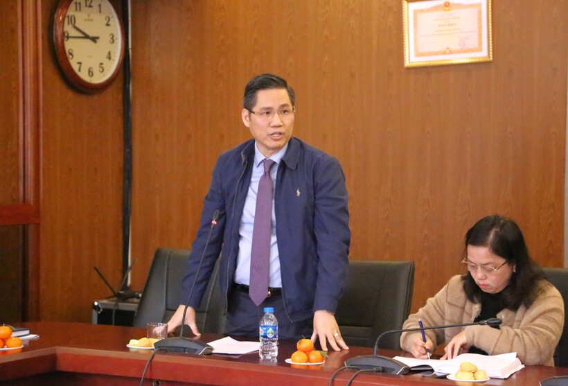 Luật sư Nguyễn Hải Nam, Phó Chủ tịch Liên đoàn Luật sư Việt Nam phát biểu tại Hội nghị.