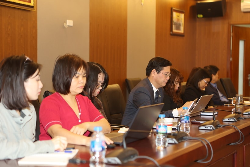 Các đại biểu tham dự Hội nghị tại trụ sở Liên đoàn Luật sư Việt Nam.