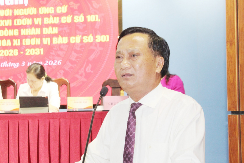 Luật sư Hà Hải cam kết đưa tiếng nói của người dân vào nghị trường nếu được cử tri tín nhiệm bầu làm Đại biểu Quốc hội khóa XVI.